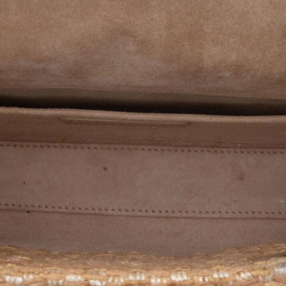 Pre Loved dior Lady Top Handle Canvas Bag Women Brown Satchel - Picture 4 of 8
